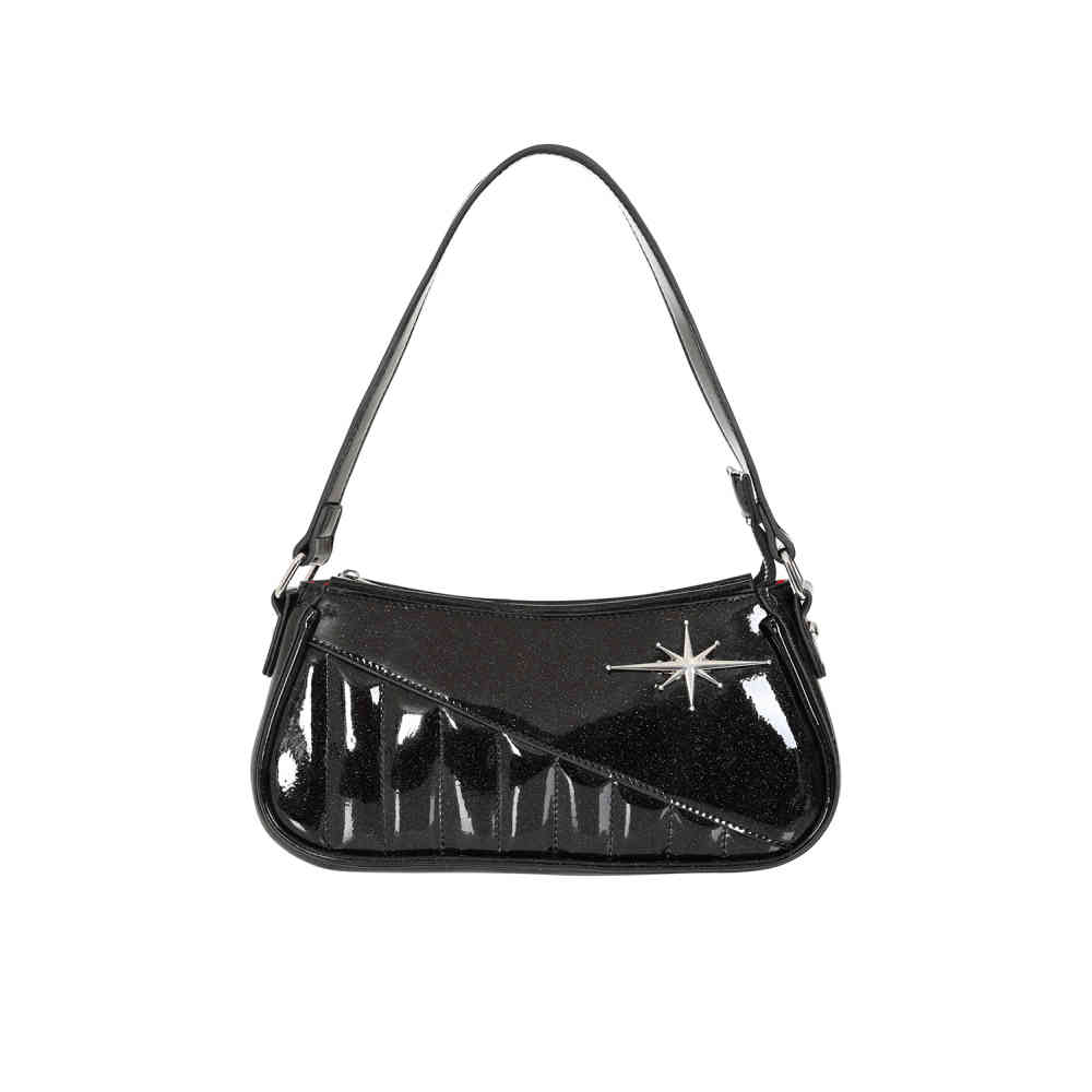 Banned - Starlit Shimmer Handtas - Zwart